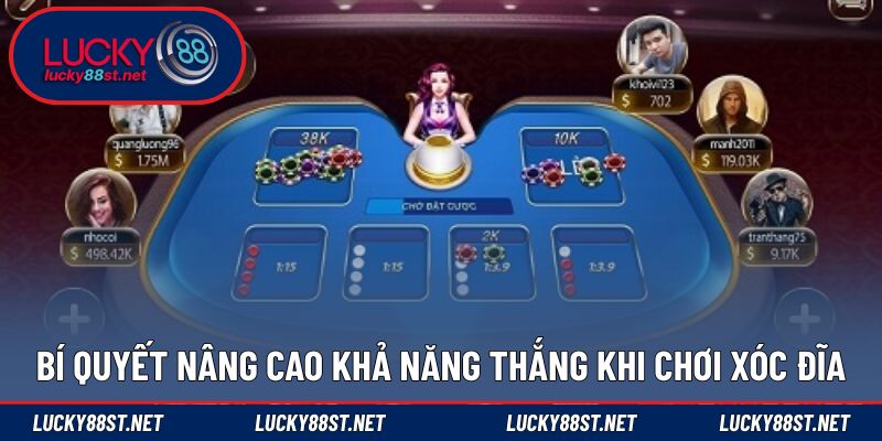 Bí quyết nâng cao khả năng thắng khi chơi xóc đĩa